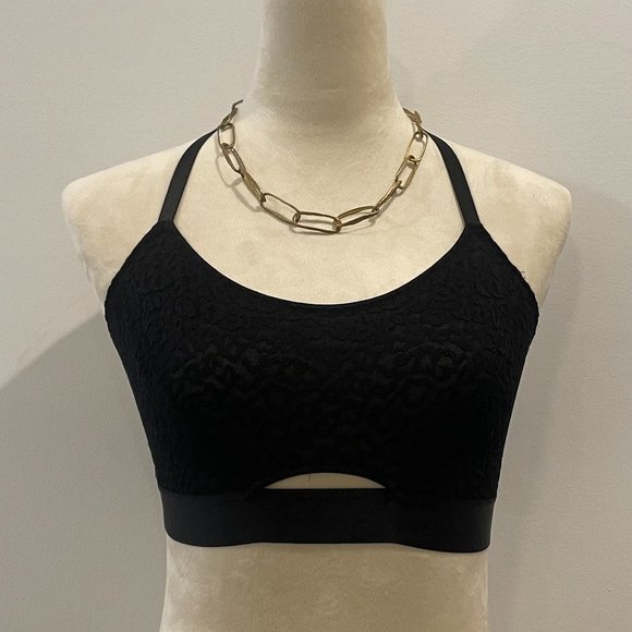 SOMA Tell Tale Bralette 36C - 38D L Black - Picture 1 of 2